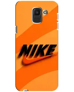 Чохол для Samsung Galaxy J6 2018 (J600F) з картинкою «Помаранчевий драйв Nike»