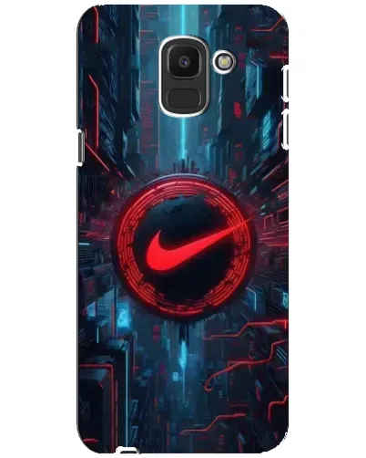 Чехол для Samsung Galaxy J6 2018 (J600F) с картинкой «Техногенный стиль Nike»