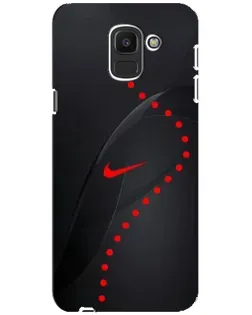 Чехол для Samsung Galaxy J6 2018 (J600F) с картинкой «Абстрактный дизайн Nike»