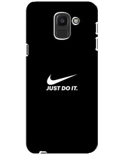 Чехол для Samsung Galaxy J6 2018 (J600F) с картинкой «Минимализм от Nike»