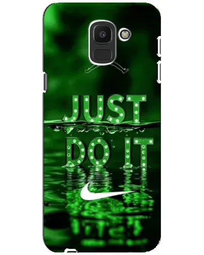 Чехол для Samsung Galaxy J6 2018 (J600F) с картинкой «Зеленый неоновый Nike»
