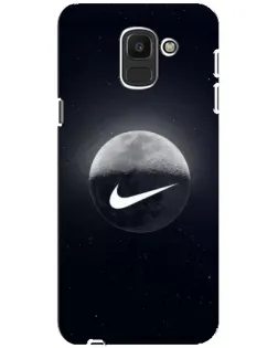 Чехол для Samsung Galaxy J6 2018 (J600F) с картинкой «Nike в стиле граффити»