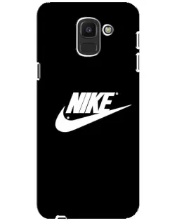 Чехол для Samsung Galaxy J6 2018 (J600F) с картинкой «Nike — мазки краски»