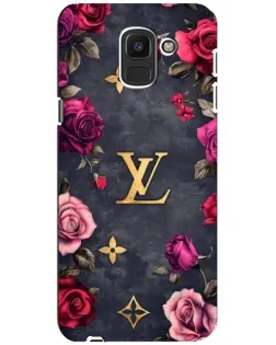 Чохол для Samsung Galaxy J6 2018 (J600F) з картинкою «Квітковий Louis Vuitton»