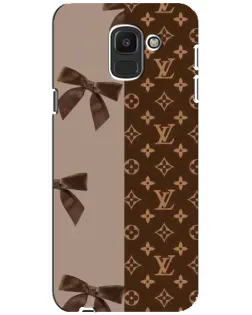 Чехол для Samsung Galaxy J6 2018 (J600F) с картинкой «Louis Vuitton — банты»