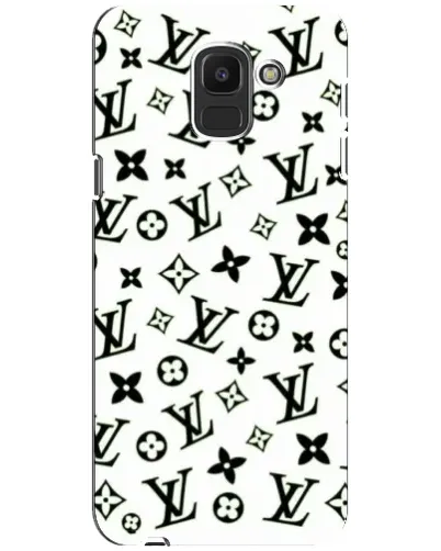 Чехол для Samsung Galaxy J6 2018 (J600F) с картинкой «Монохромный хаос LV»