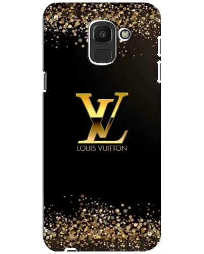 Чехол для Samsung Galaxy J6 2018 (J600F) с картинкой «LV — золотые искры»