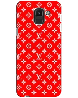 Чехол для Samsung Galaxy J6 2018 (J600F) с картинкой «Яркий паттерн LV»