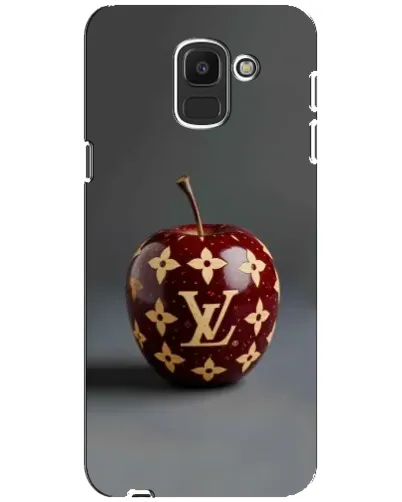 Чехол для Samsung Galaxy J6 2018 (J600F) с картинкой «Красное яблоко LV»