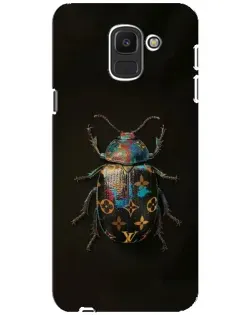 Чехол для Samsung Galaxy J6 2018 (J600F) с картинкой «LV — мраморный принт»