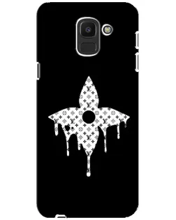 Чехол для Samsung Galaxy J6 2018 (J600F) с картинкой «Цветочная монограмма»