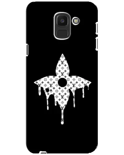 Чехол для Samsung Galaxy J6 2018 (J600F) с картинкой «Цветочная монограмма»