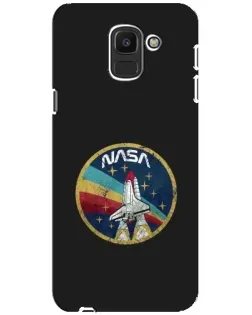 Чохол для Samsung Galaxy J6 2018 (J600F) з картинкою «NASA — емблема місії»