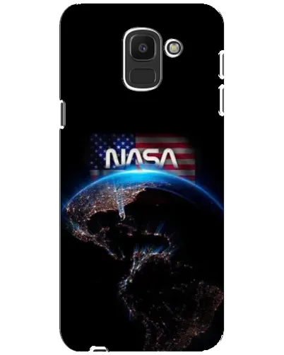 Чехол для Samsung Galaxy J6 2018 (J600F) с картинкой «Земля из космоса NASA»