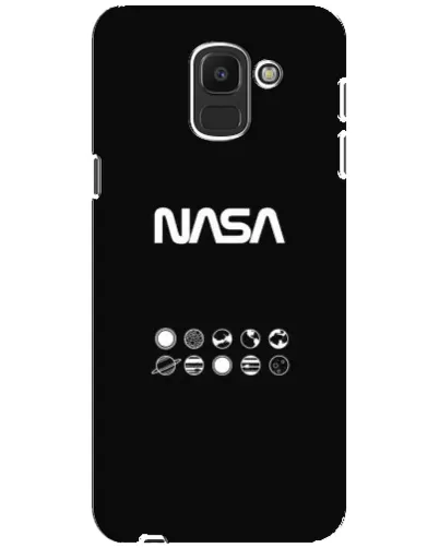 Чехол для Samsung Galaxy J6 2018 (J600F) с картинкой «NASA — технический принт»