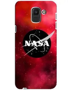 Чохол для Samsung Galaxy J6 2018 (J600F) з картинкою «NASA — червона туманність»