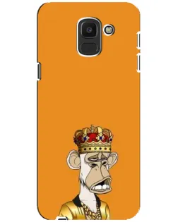 Чохол для Samsung Galaxy J6 2018 (J600F) з картинкою «Золота мавпа Bored Ape»