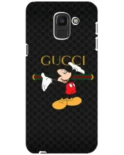 Чехол для Samsung Galaxy J6 2018 (J600F) с картинкой «Микки Маус Gucci»