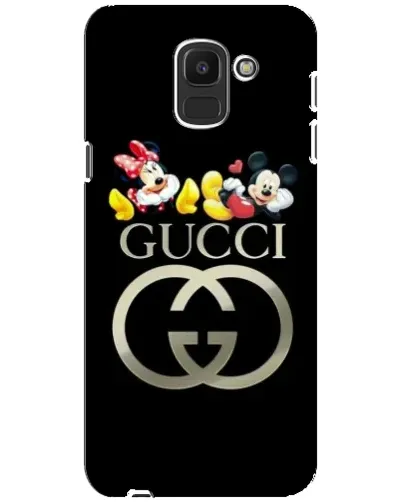 Чехол для Samsung Galaxy J6 2018 (J600F) с картинкой «Gucci — герои Disney»