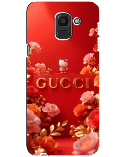 Чехол для Samsung Galaxy J6 2018 (J600F) с картинкой «Gucci — золотой сад»