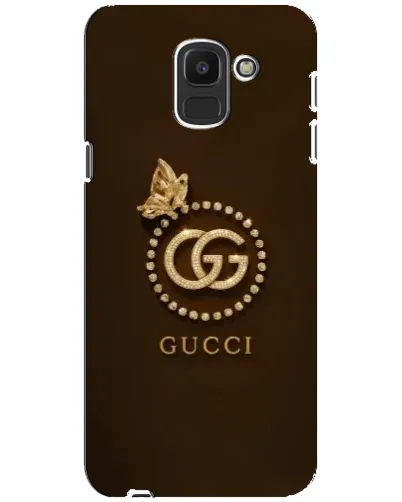 Чехол для Samsung Galaxy J6 2018 (J600F) с картинкой «Gucci — золотая бабочка»