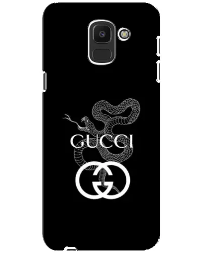 Чехол для Samsung Galaxy J6 2018 (J600F) с картинкой «Gucci — серебряная змея»