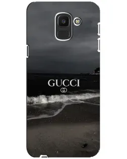 Чехол для Samsung Galaxy J6 2018 (J600F) с картинкой «Gucci — морской прибой»