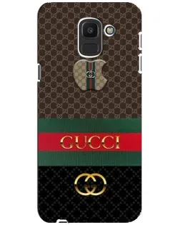 Чехол для Samsung Galaxy J6 2018 (J600F) с картинкой «Gucci — брендированный десерт»