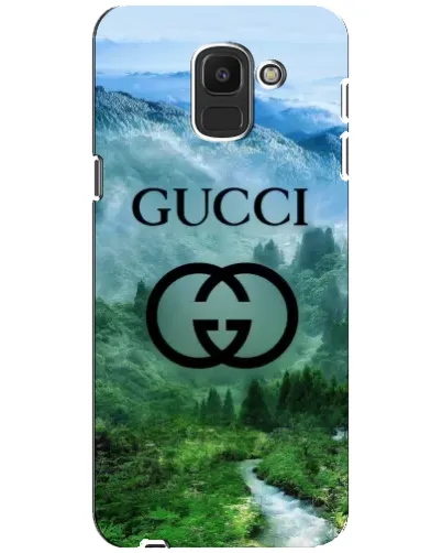 Чехол для Samsung Galaxy J6 2018 (J600F) с картинкой «Gucci — горный пейзаж»