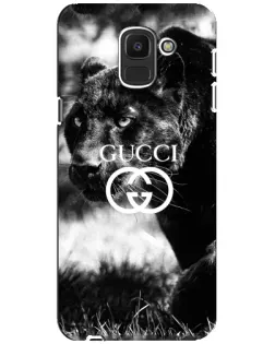 Чехол для Samsung Galaxy J6 2018 (J600F) с картинкой «Gucci — дикая природа»