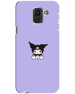 Чохол для Samsung Galaxy J6 2018 (J600F) з картинкою «Kuromi — фіолетовий мінімалізм»