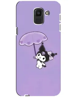 Чохол для Samsung Galaxy J6 2018 (J600F) з картинкою «Kuromi з парасолькою»