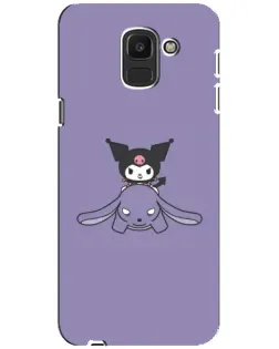 Чохол для Samsung Galaxy J6 2018 (J600F) з картинкою «Kuromi на ліловому фоні»