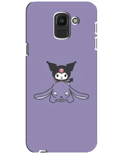 Чохол для Samsung Galaxy J6 2018 (J600F) з картинкою «Kuromi на ліловому фоні» Чохол для Samsung Galaxy J6 2018 (J600F) з картинкою «Kuromi на ліловому фоні»