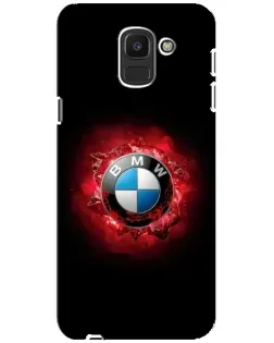 Чехол для Samsung Galaxy J6 2018 (J600F) с картинкой «Логотип BMW — вспышка»