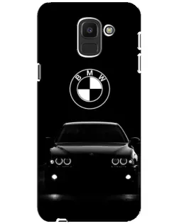 Чехол для Samsung Galaxy J6 2018 (J600F) с картинкой «BMW — взгляд из темноты»