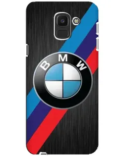 Чехол для Samsung Galaxy J6 2018 (J600F) с картинкой «BMW M-stripes стиль»