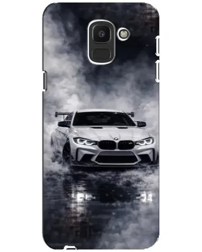 Чехол для Samsung Galaxy J6 2018 (J600F) с картинкой «BMW сквозь туман»