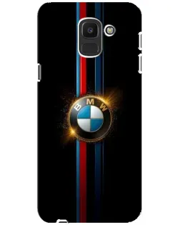Чехол для Samsung Galaxy J6 2018 (J600F) с картинкой «BMW M-Power неон»