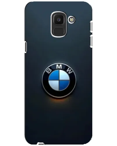 Чехол для Samsung Galaxy J6 2018 (J600F) с картинкой «Логотип BMW — минимализм»