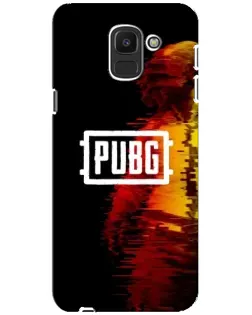 Чохол для Samsung Galaxy J6 2018 (J600F) з картинкою «Яскравий логотип PUBG»