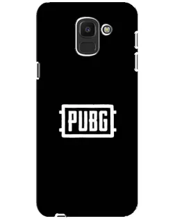 Чехол для Samsung Galaxy J6 2018 (J600F) с картинкой «Лого BMW — металлический блеск»