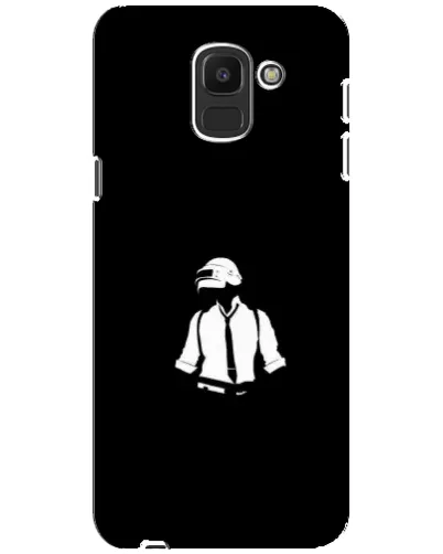 Чехол для Samsung Galaxy J6 2018 (J600F) с картинкой «PUBG — белый шлем» Чехол для Samsung Galaxy J6 2018 (J600F) с картинкой «PUBG — белый шлем»