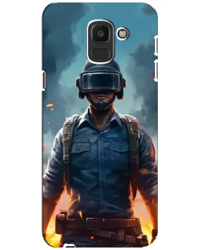 Чехол для Samsung Galaxy J6 2018 (J600F) с картинкой «PUBG — реалистичный герой» Чехол для Samsung Galaxy J6 2018 (J600F) с картинкой «PUBG — реалистичный герой»