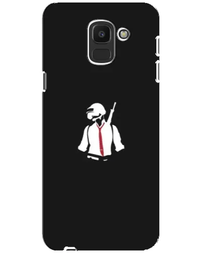 Чехол для Samsung Galaxy J6 2018 (J600F) с картинкой «PUBG — силуэт воина» Чехол для Samsung Galaxy J6 2018 (J600F) с картинкой «PUBG — силуэт воина»