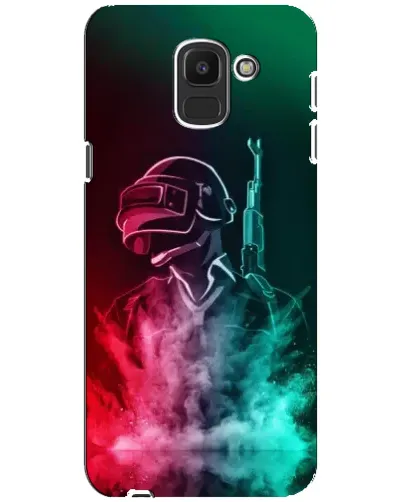 Чехол для Samsung Galaxy J6 2018 (J600F) с картинкой «PUBG — огненный воин» Чехол для Samsung Galaxy J6 2018 (J600F) с картинкой «PUBG — огненный воин»