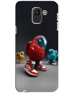 Чехол для Samsung Galaxy J6 2018 (J600F) с картинкой «Among Us — 3D стиль»