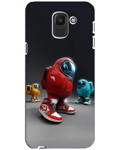 Чехол для Samsung Galaxy J6 2018 (J600F) с картинкой «Among Us — 3D стиль»