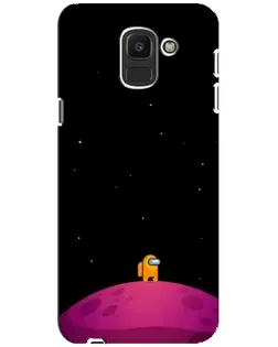 Чехол для Samsung Galaxy J6 2018 (J600F) с картинкой «Одинокий герой на планете»