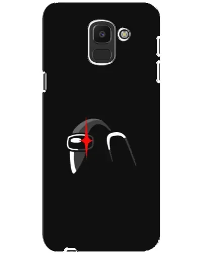 Чехол для Samsung Galaxy J6 2018 (J600F) с картинкой «Among Us шлем»